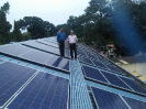 1. Managing Director Accompanied by Project Officer Inspecting Worksite